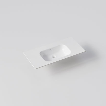 NAVARRA 1000 VANITY SINK TOP GLOSS WHITE