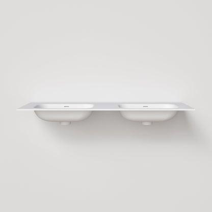 NAVARRA 1500 DOUBLE VANITY SINK TOP MATTE WHITE