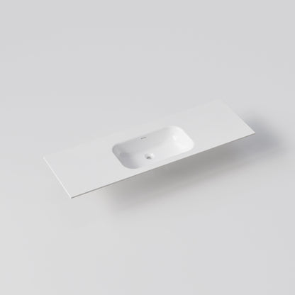 NAVARRA 1500 VANITY SINK TOP GLOSS WHITE