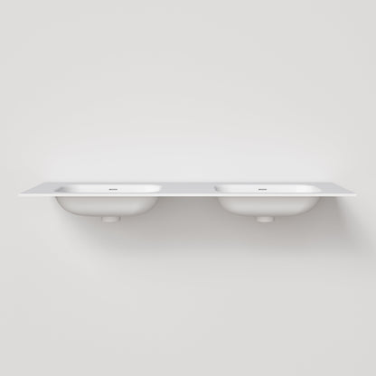 NAVARRA 1600 DOUBLE VANITY SINK TOP MATTE WHITE
