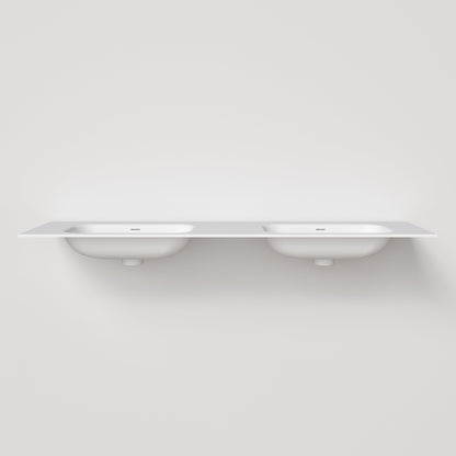 NAVARRA 1800 DOUBLE VANITY SINK TOP MATTE WHITE
