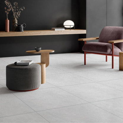 NORDEN STONE WHITE INTERNAL MATTE TILES 600×600