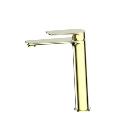 NOVI BASIN MIXER - TALL BRUSHED BRASS