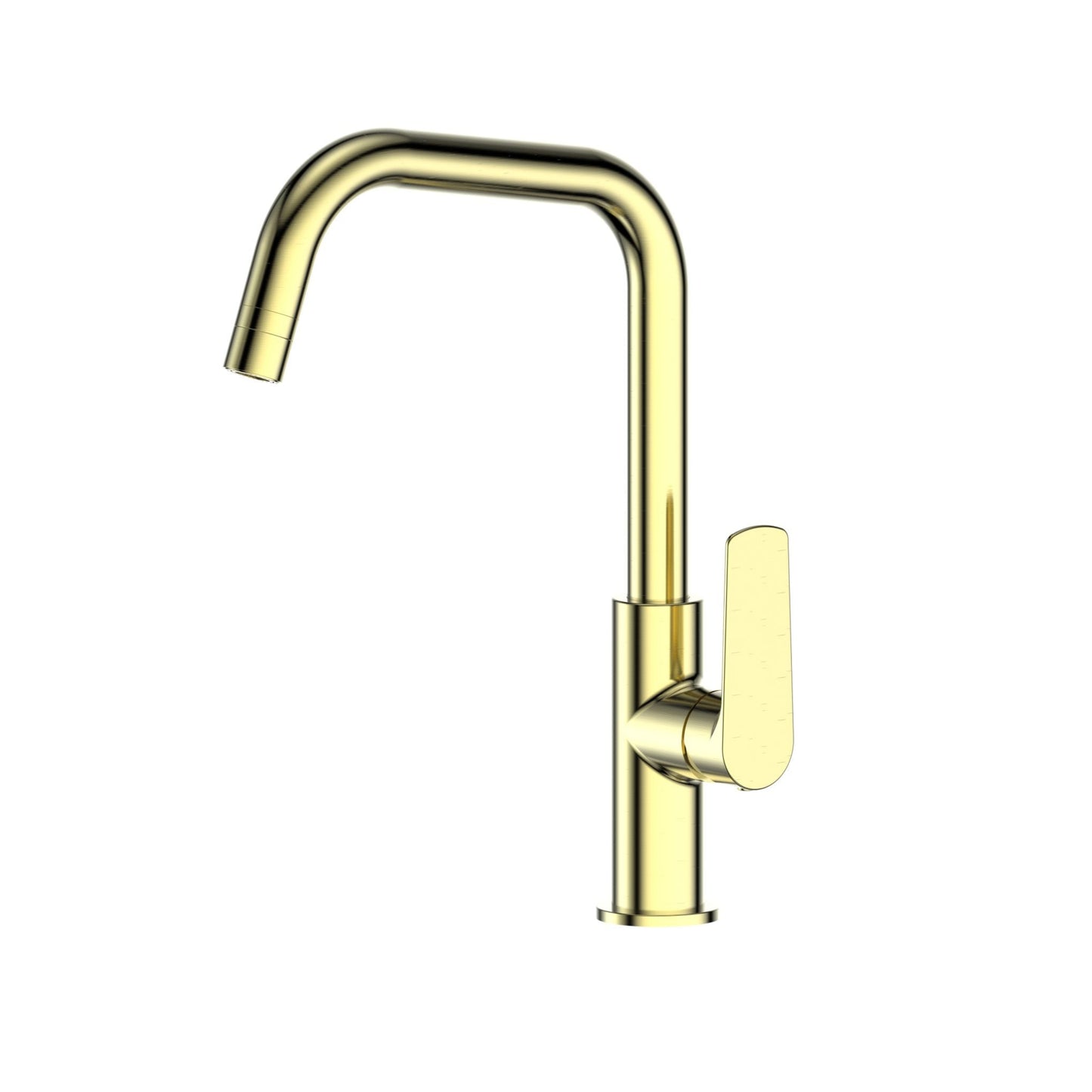 NOVI GOOSENECK SINK MIXER W/SMART AERATOR BRUSHED BRASS