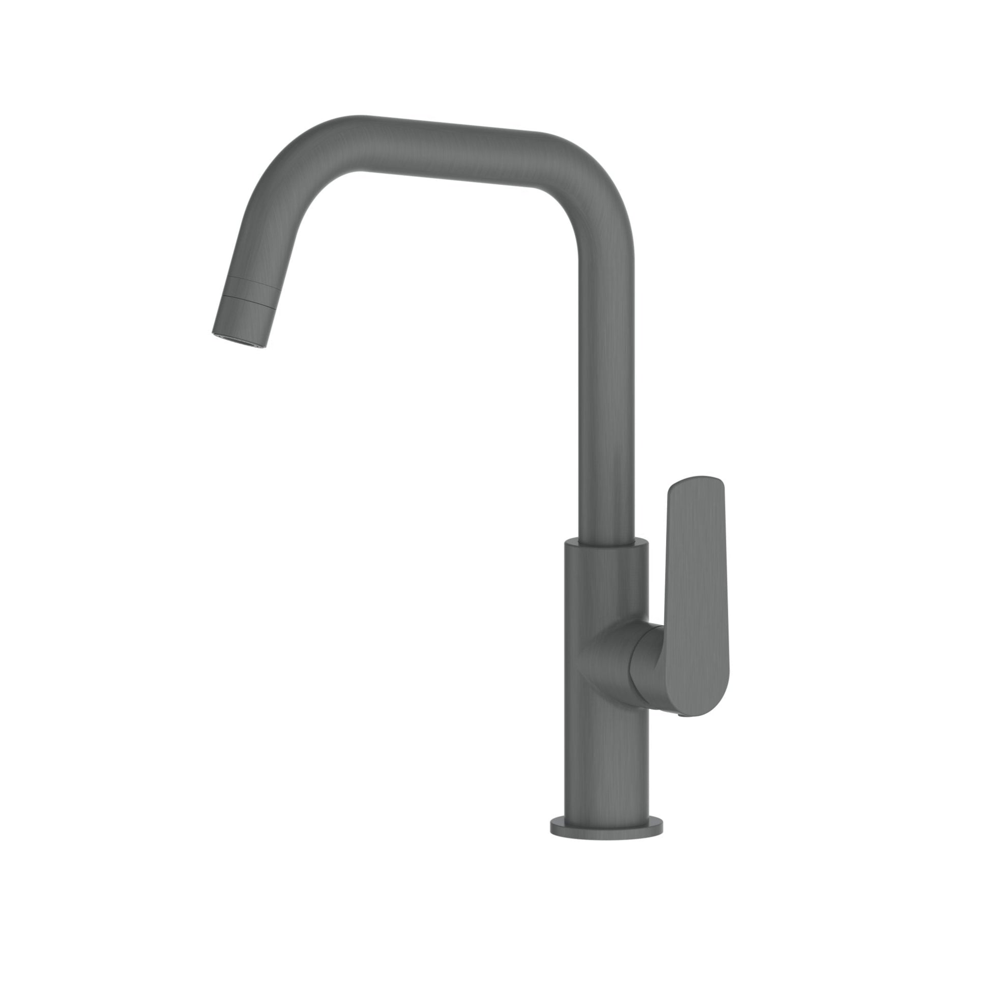 NOVI GOOSENECK SINK MIXER W/SMART AERATOR GUNMETAL