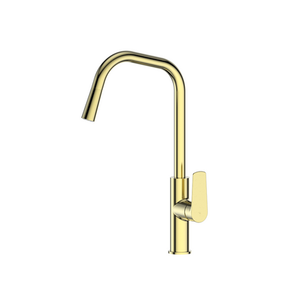 NOVI PULL-DOWN SINK MIXER BRUSHED BRASS