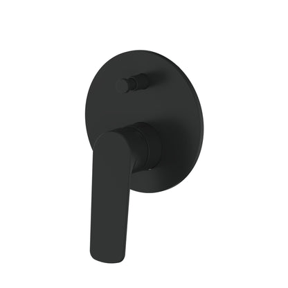 NOVI SHOWER MIXER W/DIVERTER MATTE BLACK