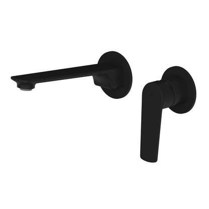 NOVI WALL BASIN MIXER MATTE BLACK