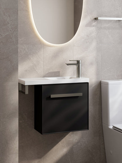 LINEARE AXEL 450 OFFSET VANITY TOP - LEFT HINGE