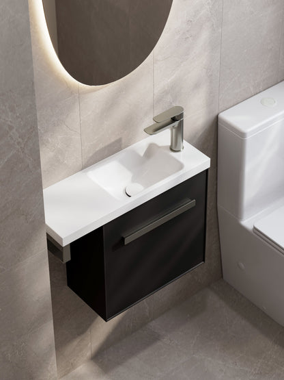 LINEARE AXEL 450 OFFSET VANITY TOP - LEFT HINGE