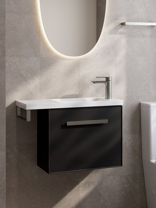 LINEARE AXEL 550 OFFSET VANITY TOP - LEFT HINGE