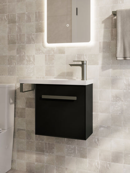 LINEARE AXEL 450 OFFSET VANITY TOP - LEFT HINGE