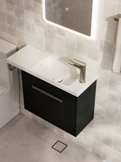 LINEARE AXEL 550 OFFSET VANITY TOP - LEFT HINGE