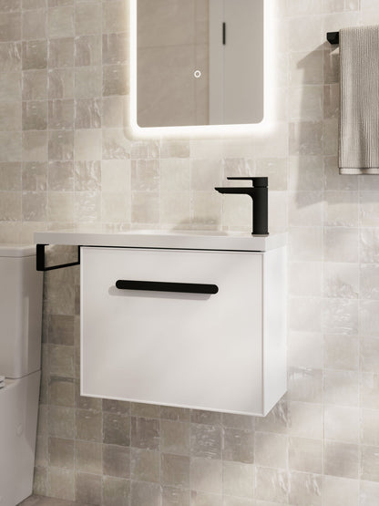 LINEARE AXEL 550 OFFSET VANITY TOP - LEFT HINGE