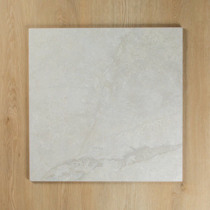 OHIO NORDEN WHITE HONED TILE 600×600