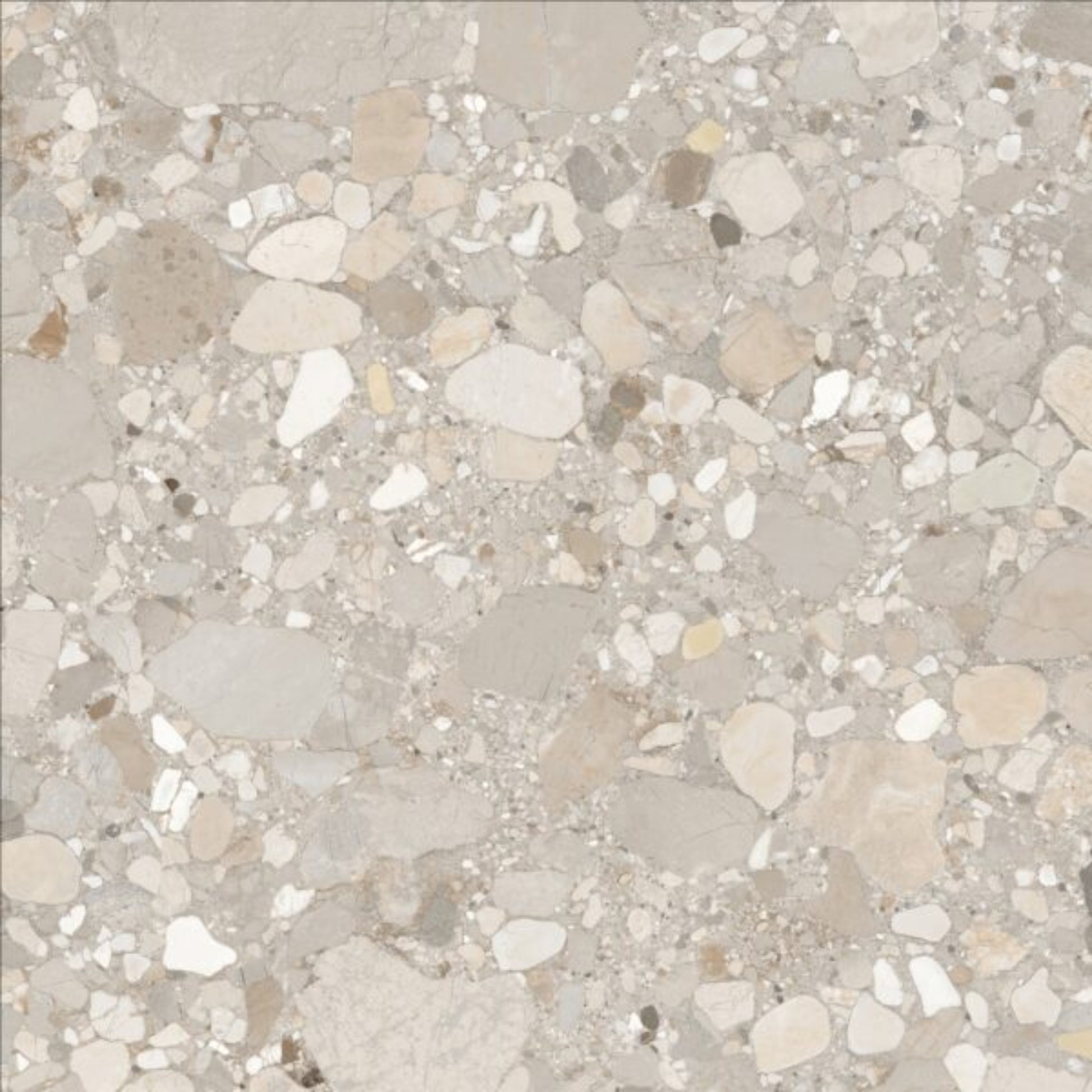 PEBBLES BEIGE MATT TILES 600×600