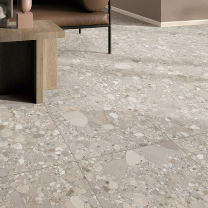 PEBBLES BEIGE MATT TILES 600×600