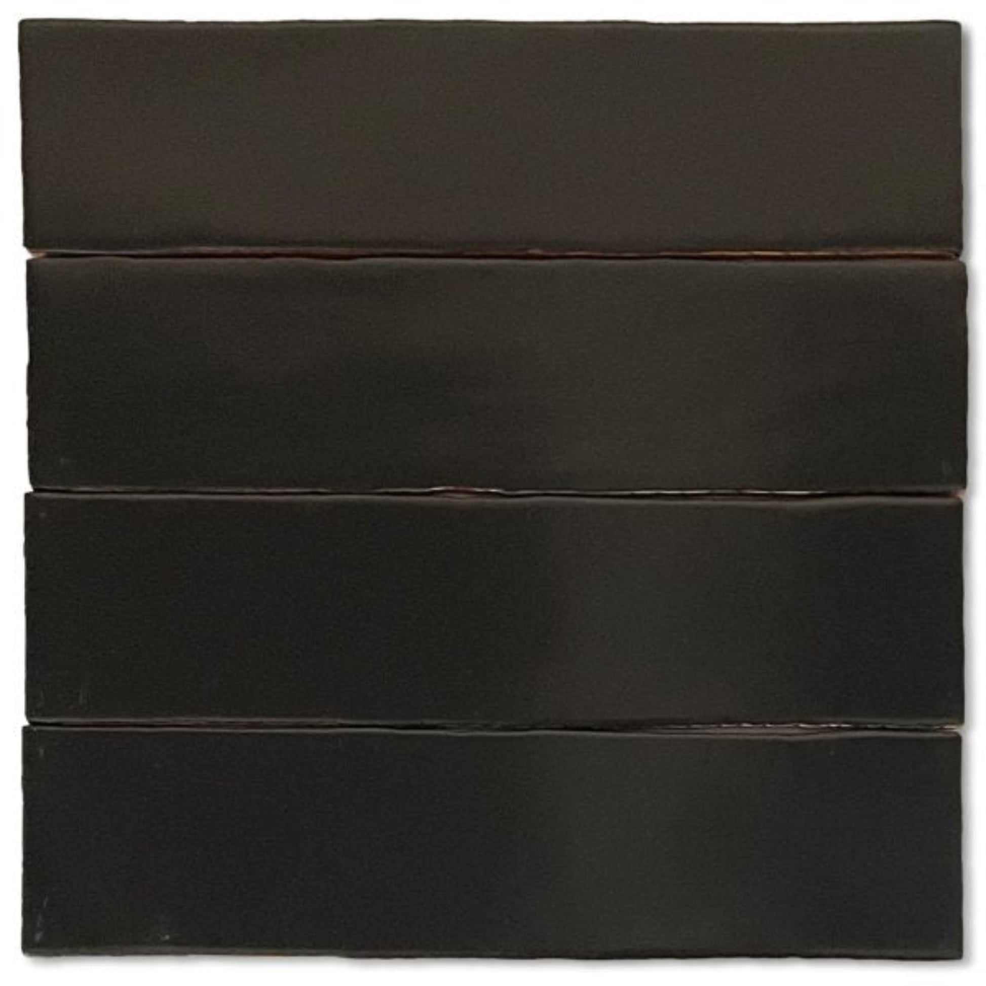 PRESSED EDGE RIPPLE EBONY MATTE TILES 75×300