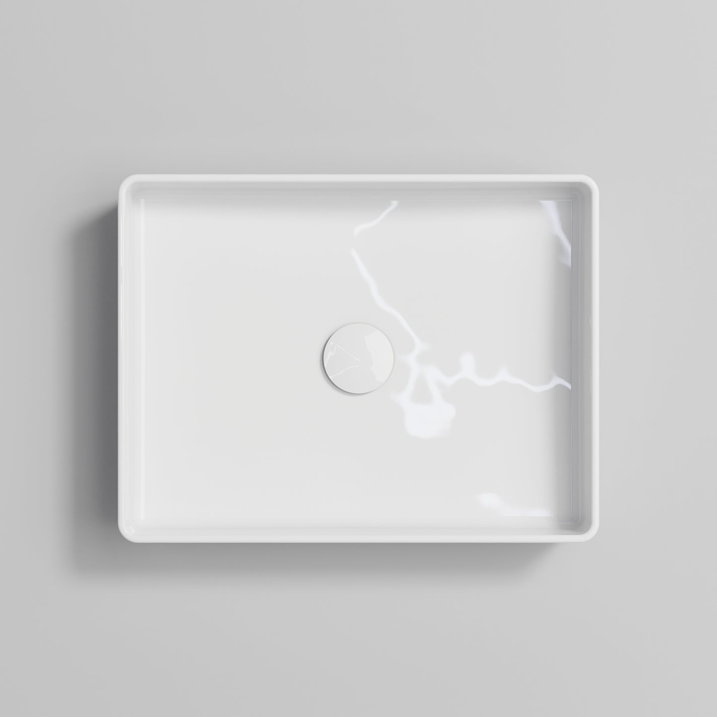 PURE RECTANGLE CERAMIC  VESSEL BASIN - 5 COLOURS