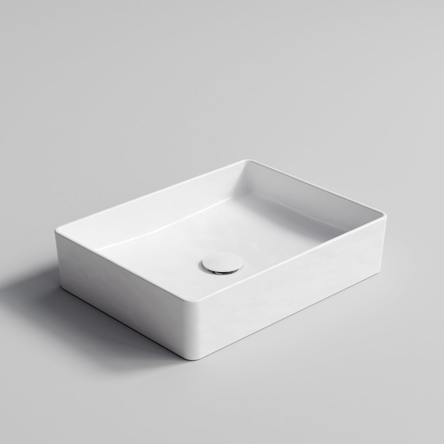 PURE RECTANGLE CERAMIC  VESSEL BASIN - 5 COLOURS