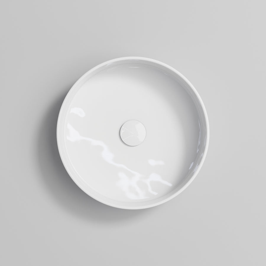 CODE PURE ROUND CERAMIC BASIN 400MM - 5 COLOURS