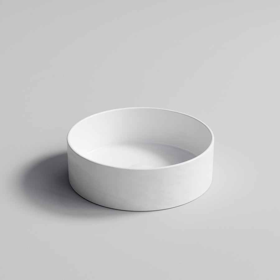 CODE PURE ROUND CERAMIC BASIN 400MM - 5 COLOURS