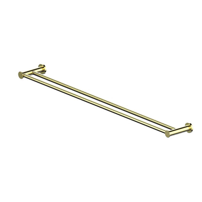 REASON DOUBLE TOWEL RAIL BRUSHED BRASS
