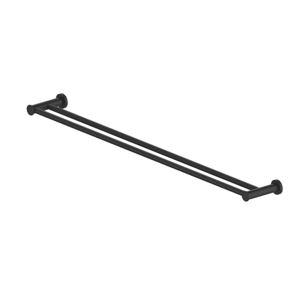 REASON DOUBLE TOWEL RAIL MATTE BLACK