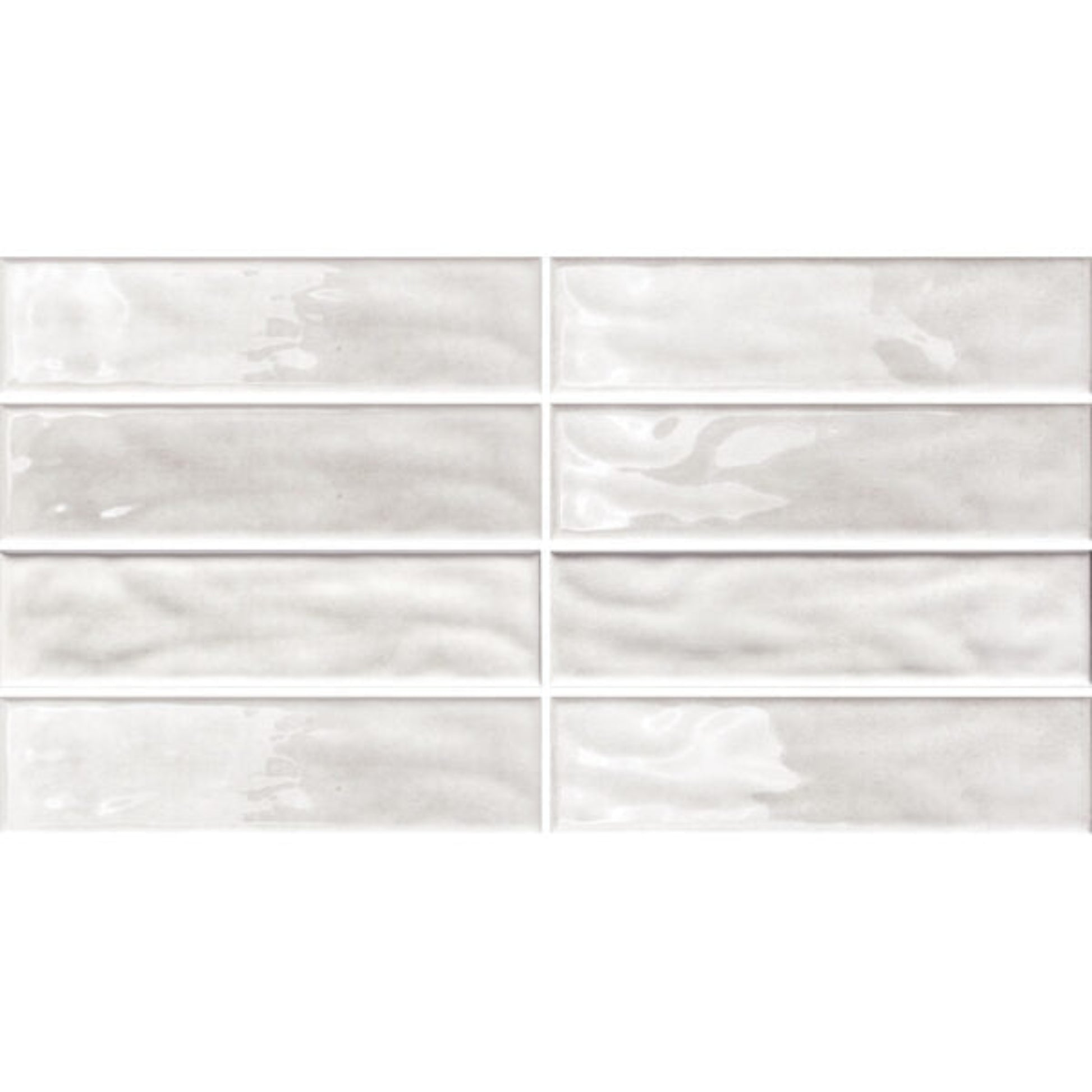 RESORT ANTIQUE WHITE GLOSS RIPPLE TILES 75×300