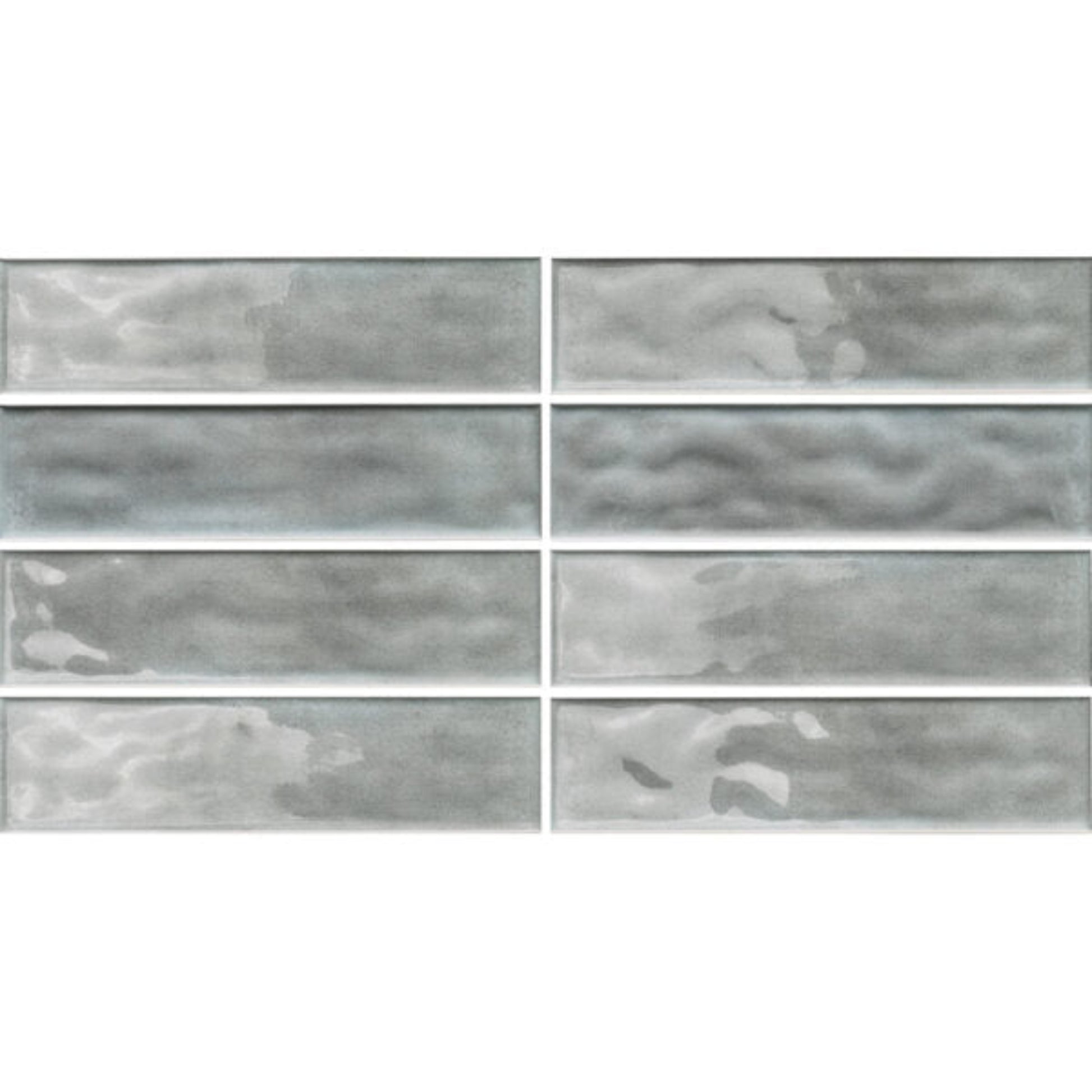 RESORT GREY GLOSS RIPPLE TILES 75×300