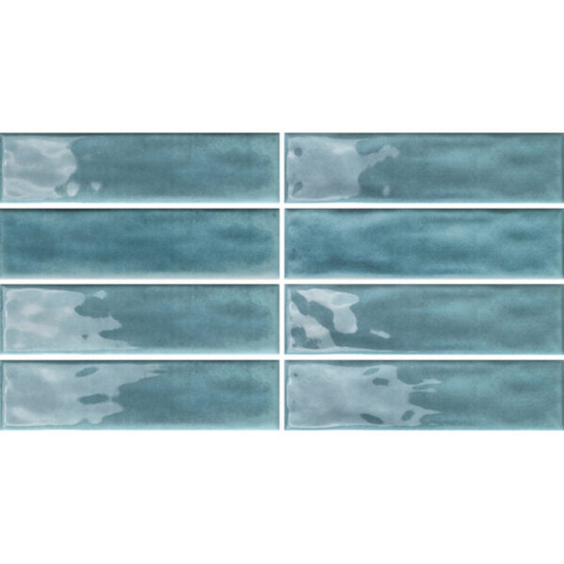 RESORT POWDER BLUE GLOSS RIPPLE TILES 75×300