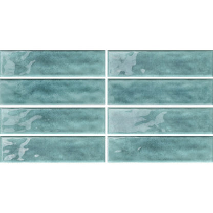 RESORT SEAFOAM GLOSS RIPPLE TILES 75×300