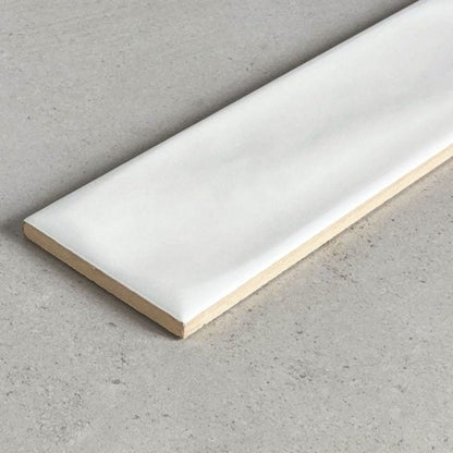 RIPPLE GLOSS WHITE TILES 75×300