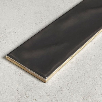 RIPPLE SMOKE GLOSS TILES 75×300