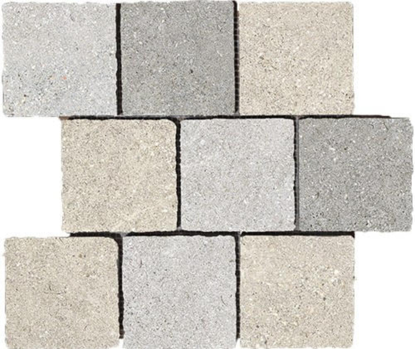 RIVIERA MIX COBBLE TILE 100x100
