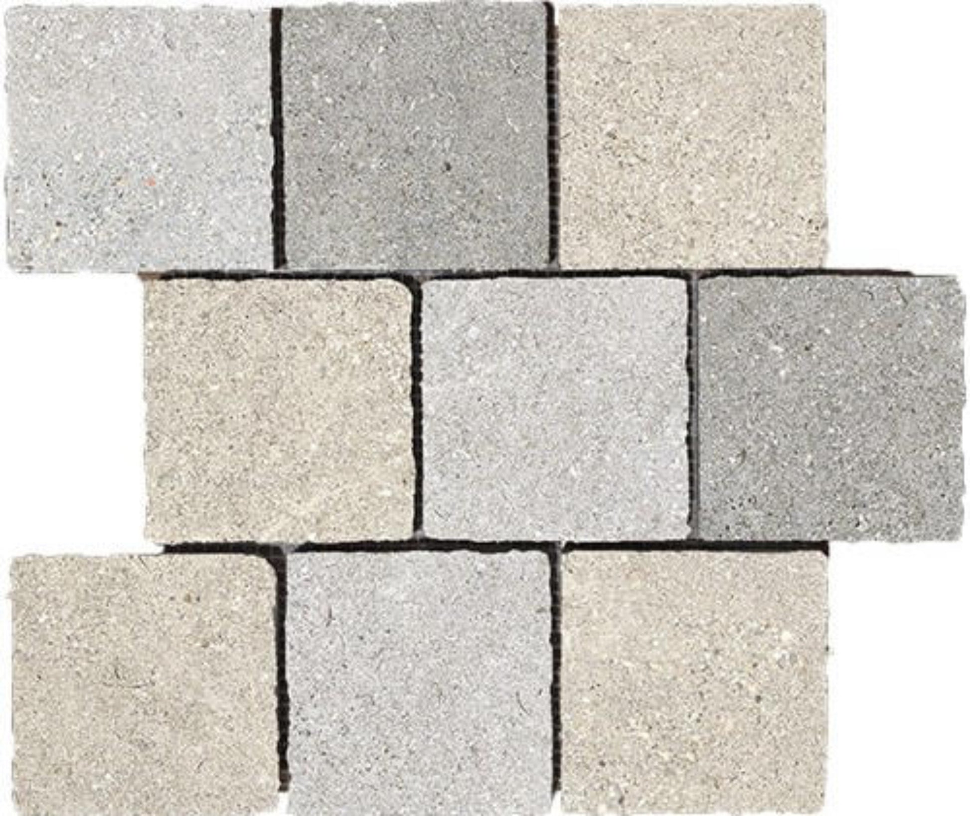 RIVIERA MIX COBBLE TILE 100x100