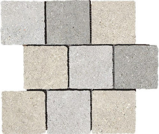RIVIERA MIX COBBLE TILE 100x100