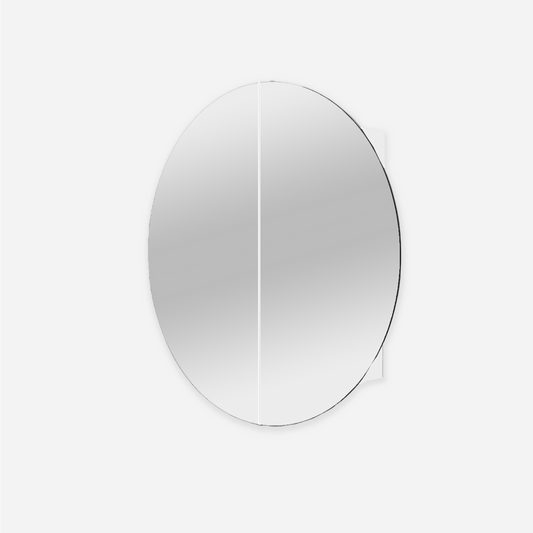 CODE NEO ROUND 850 INSET MIRROR CABINETS - 2 COLOURS