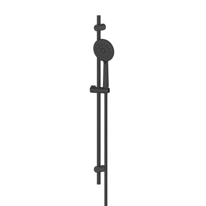 ROCCO ADJUSTABLE RAIL SHOWER MATTE BLACK
