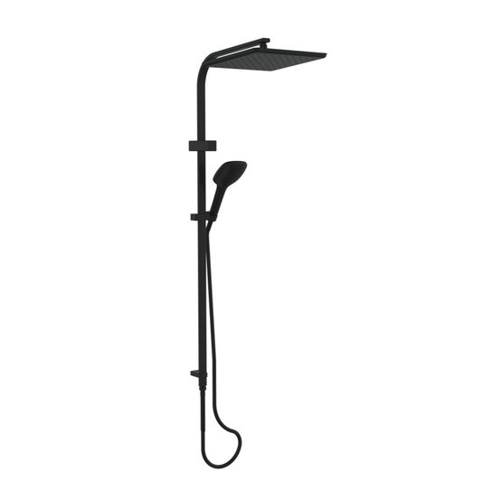 SKYLA AIRFLO™ TWIN RAIL SHOWER MATTE BLACK
