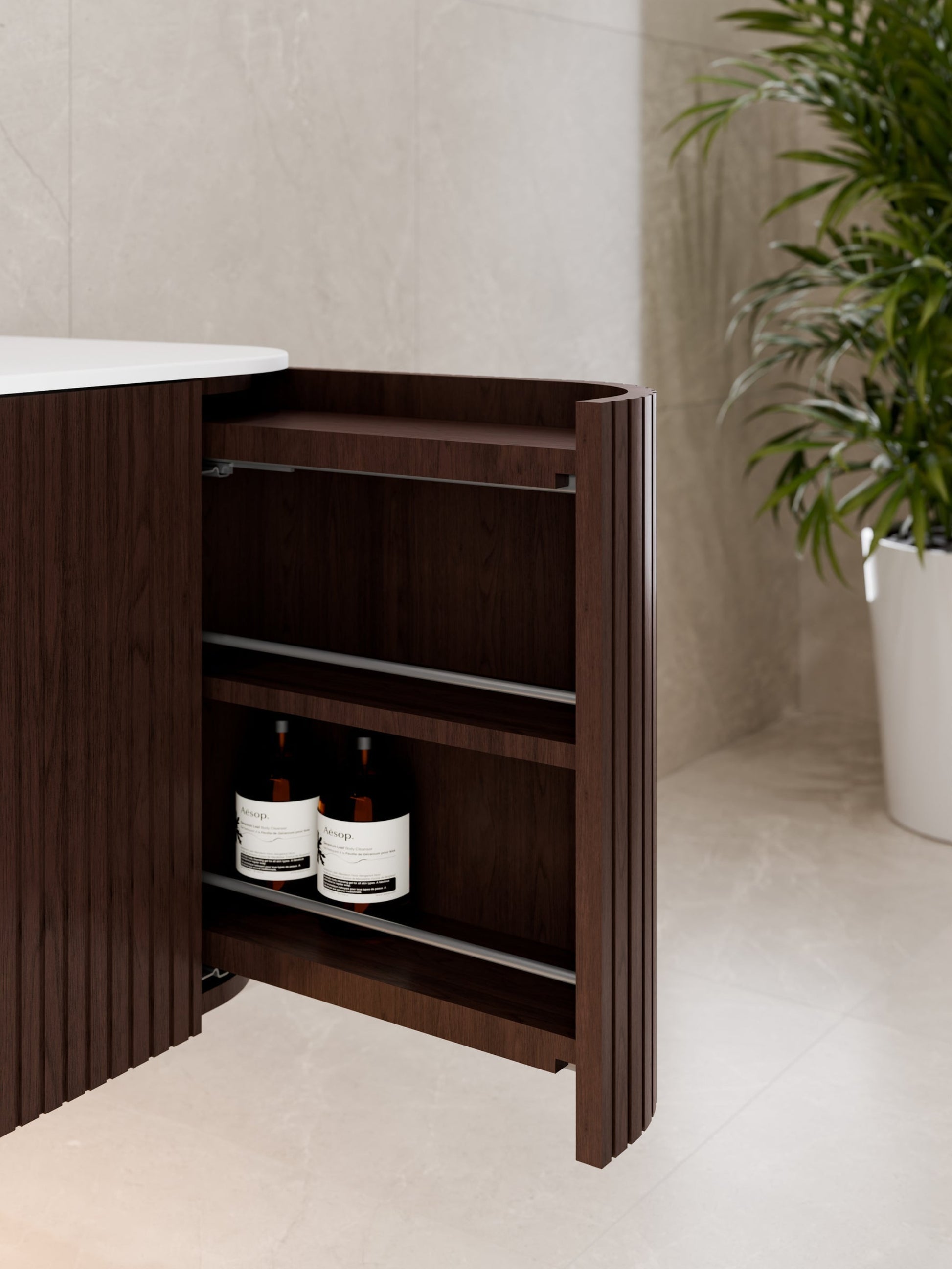 SORA 1500 WALL HUNG VANITY | INSET BASIN