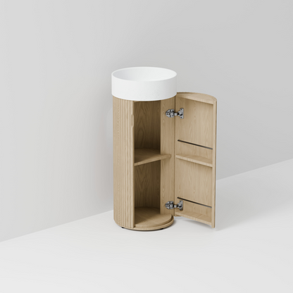 SORA PEDESTALL VANITY | WITH BASIN