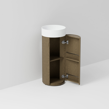 SORA PEDESTALL VANITY | WITH BASIN