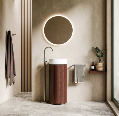 SORA PEDESTALL VANITY | WITH BASIN