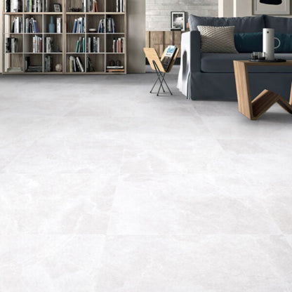 SPLENDOUR WHITE HONED TILES 600×600