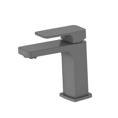 SWEPT BASIN MIXER GUNMETAL