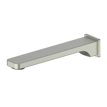 SWEPT BATH SPOUT BRUSHED NICKEL