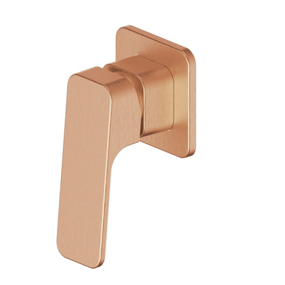 SWEPT SHOWER TRIM SET - TRIM SET ONLY BRUSHED COPPER