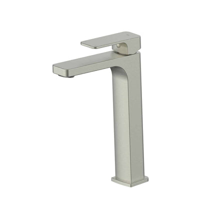 SWEPT TOWER BASIN MIXER BRUSHED NICKEL