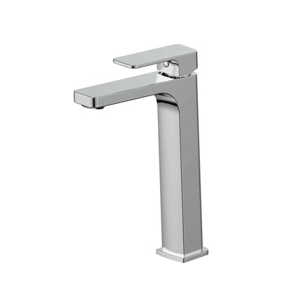 SWEPT TOWER BASIN MIXER CHROME